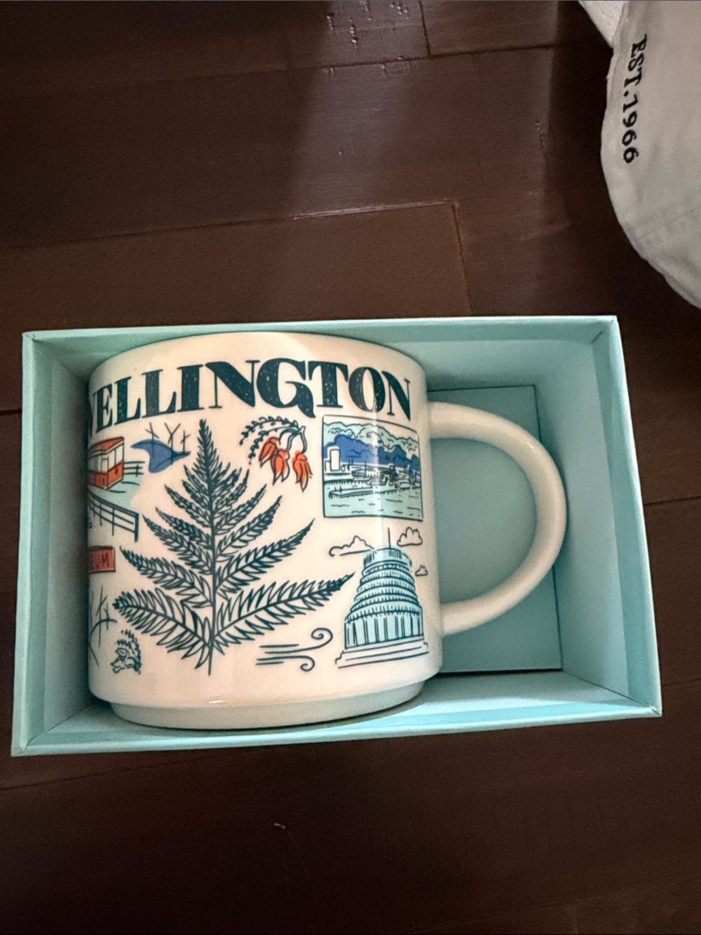 Starbucks been there series: Wellington, New Zealand mug